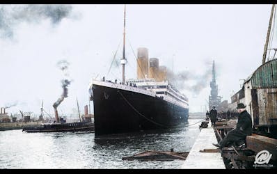 Ande pelos segredos do Titanic